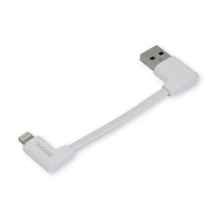 車之嚴選 cars go 汽車用品【TIH58LW】APPLE iPhone Lightning充電傳輸L型扁線10cm