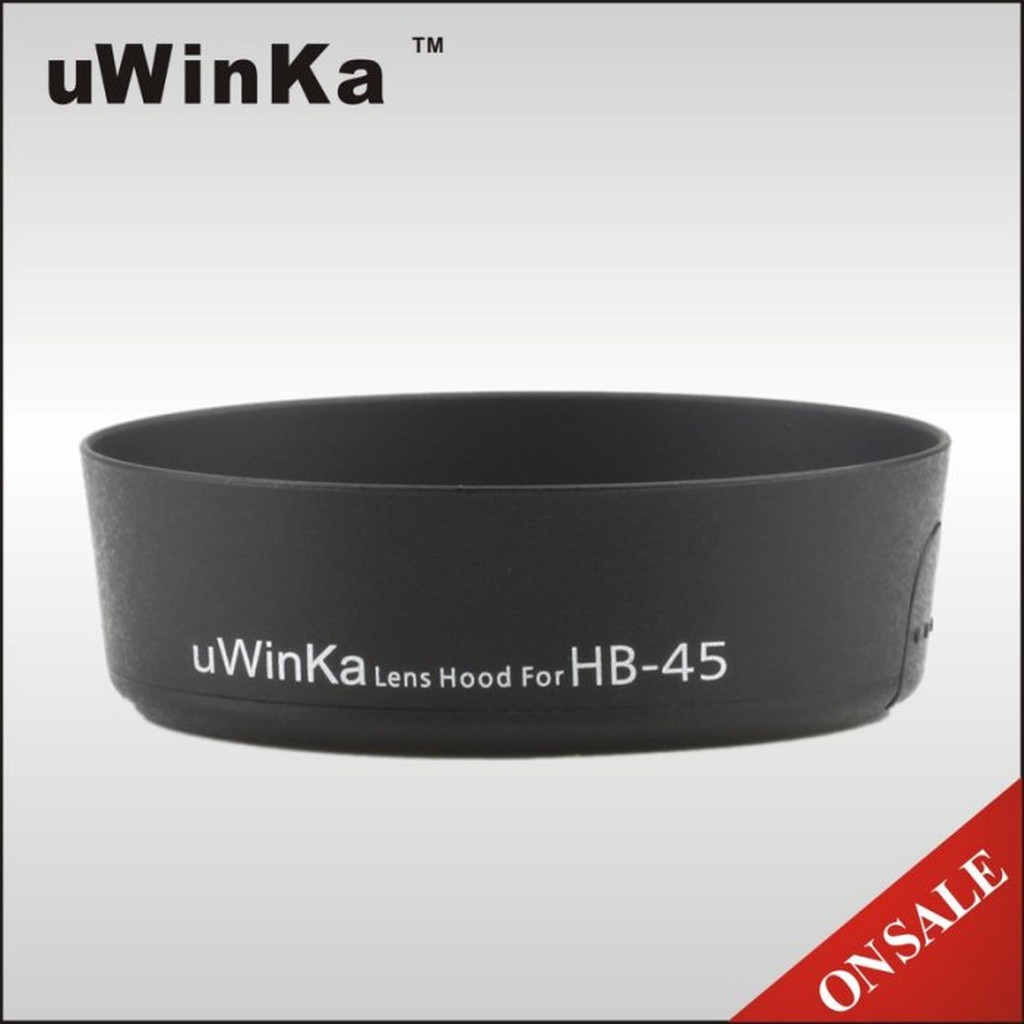 又敗家@uWinka副廠遮光罩HB-45鏡頭遮光罩相容原廠Nikon遮光罩適尼康Nikkor DX 18-55mm太陽罩F3.5-5.6 G F3.5-5.6G