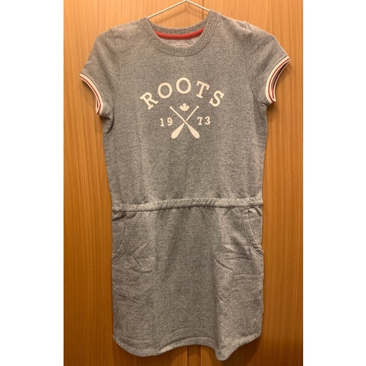 全新 Roots 木屋系列女童短袖洋裝-XL