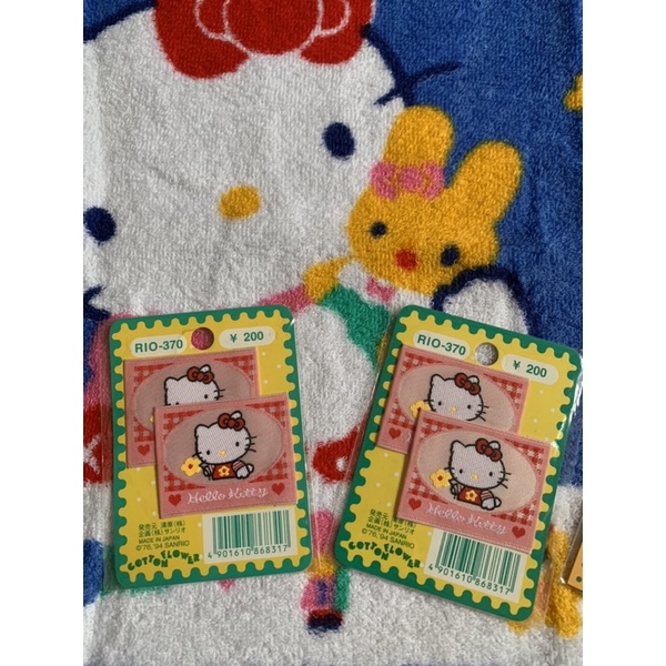 日本帶回三麗鷗授權正品哈囉凱蒂貓hello kitty Sanrio 復古紅 現貨 熨斗燙 胸貼 DIY