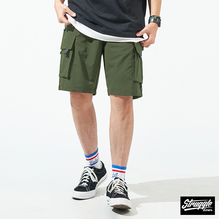 【Struggle Gear】New Apex Shorts 短褲「軍綠」M~3XL｜官方旗艦店22006