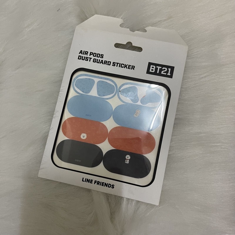 （已保留）BTS防彈少年團 BT21 airpods 耳機殼貼