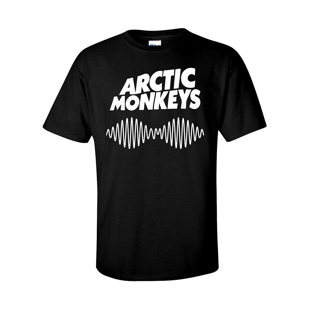 2022 年棉質上衣 ARCTIC MONKEYS AM 搖滾樂隊英國國旗標誌男式白色黑色 T 恤尺碼男式 T 恤