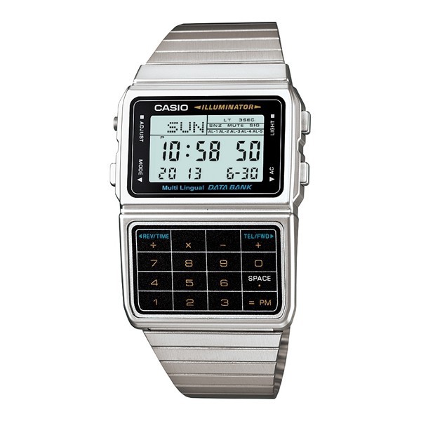 【奇異SHOPS】CASIO 卡西歐 復古 計算機手錶 DBC-611電話記憶 DBC-611-1D