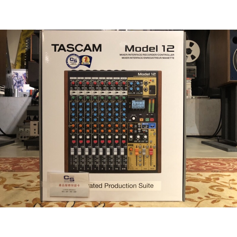 [ 沐耳 ] Tascam Model 12，集結：混音器，錄音介面，DAW 控制器，三位一體的強大工作站