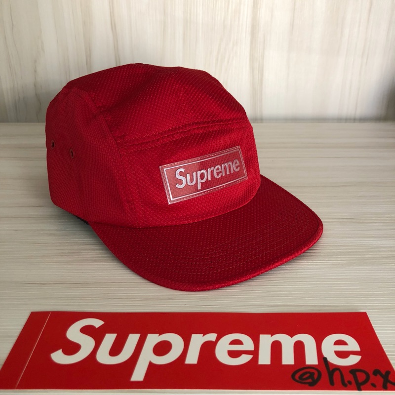 supreme nylon pique camp cap