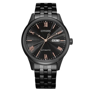 CITIZEN Mechanical時尚機械日期腕錶-黑(NH7505-84E)40mm