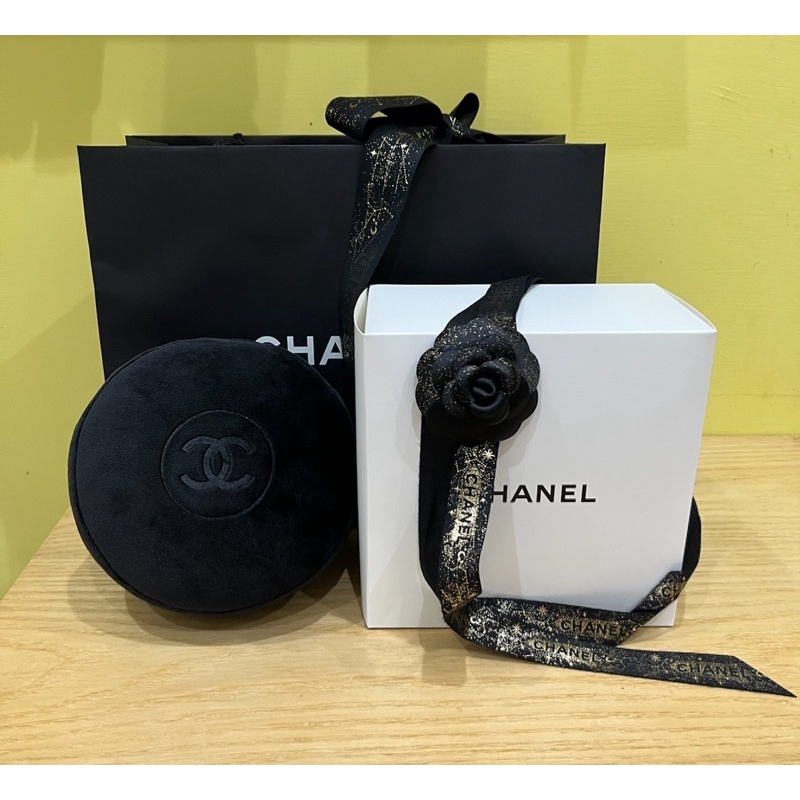 Chanel眼罩（含Chanel紙袋、山茶花）