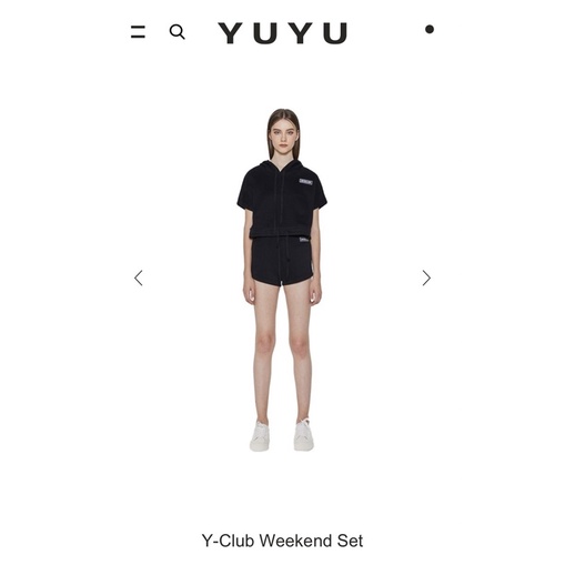 yuyu active Y-club weekend set 懶人套裝 XS