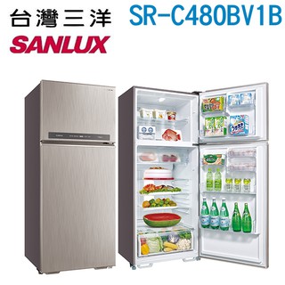 SANLUX 台灣三洋 480L 1級變頻2門電冰箱 SR-C480BV1B