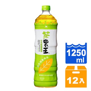 統一 茶裡王 日式無糖綠茶 1250ml (12入)/箱 【康鄰超市】