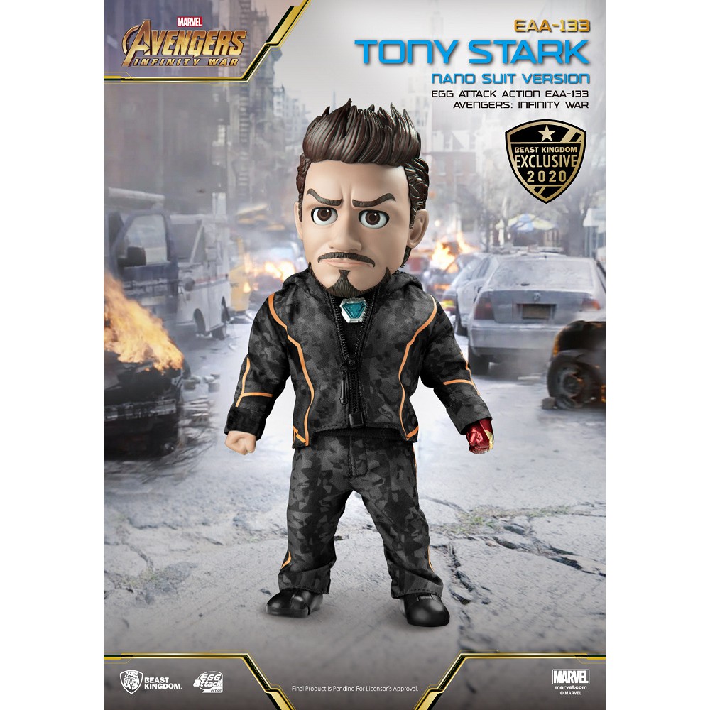 正版 野獸國 EAA-133 復仇者聯盟 無限之戰 東尼史塔克 奈米服版 小勞勃道尼 鋼鐵人 東尼 史塔克