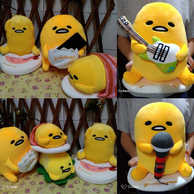 超大蛋黃哥娃娃 蛋黃哥 吐司蛋黃哥 蜜蜂蛋黃哥吉它款/抱蛋款/培根 麥克風 三麗歐 蛋黃哥抱枕 蛋黃哥娃娃玩偶