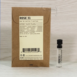 Le Labo 玫瑰 ROSE 31 0.75ml 沾式 試管香水 全新