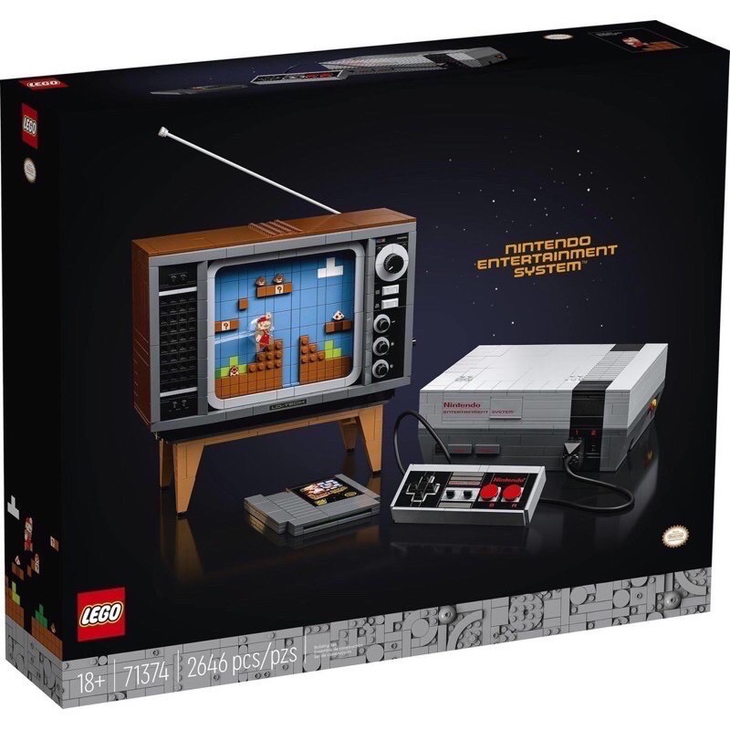 現貨 樂高 LEGO 71374 任天堂 Nintendo 娛樂系統 主機 NES 馬力歐