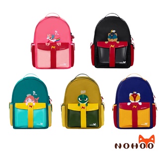 NOHOO諾狐 兒童書包 大容量隔層便收納 肩帶胸扣雙重卸力 適1~3年級