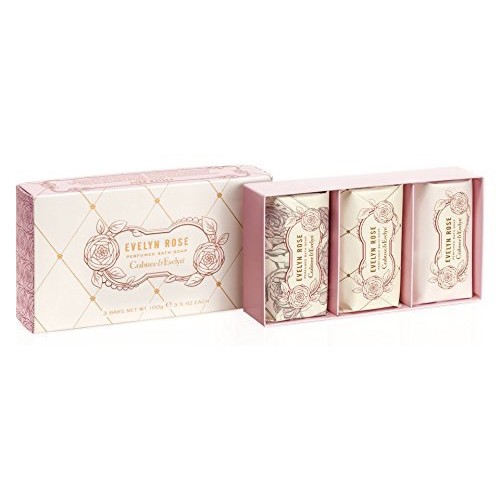 🌹全新現貨 瑰柏翠 玫瑰香水皂禮盒組🧼Evelyn rose perfume bath soap set