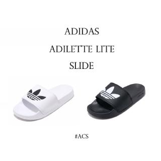 【ACS正品】 adidas 拖鞋 Adilette Lite 黑 白 三葉草 大Logo 愛迪達 男女款 男鞋 女鞋