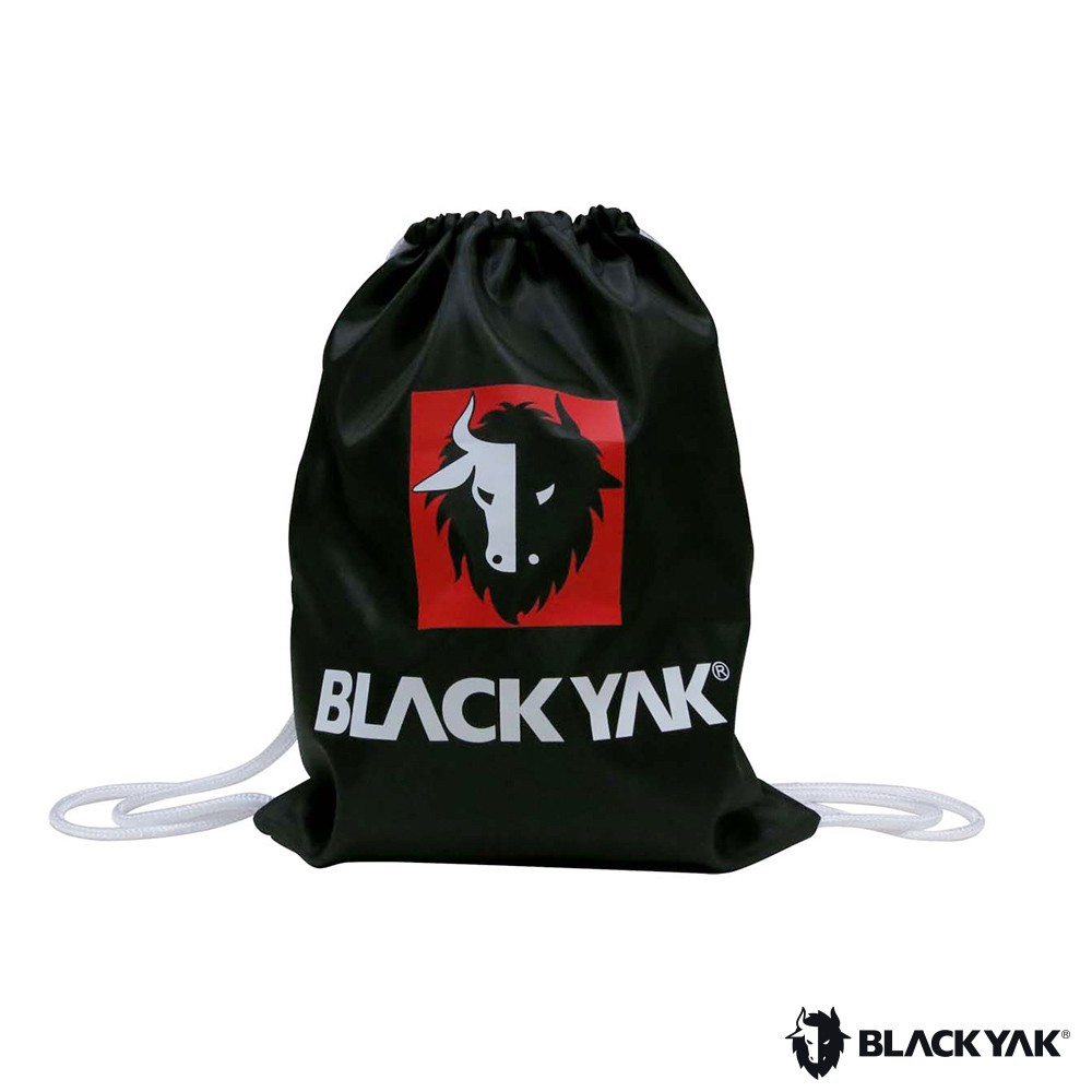 【BLACKYAK】束口袋 [黑色] 運動休閒 後背包│MK152NBE0195