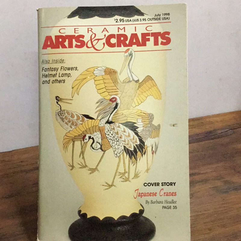 紅蘿蔔工作坊/美國絕版雜誌ARTS&amp;CRAFTS美式陶瓷手工藝 1998年7月