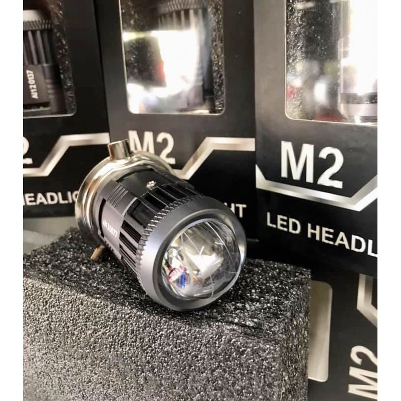 『XZ』M2 LED 小魚眼 魚眼 燈泡 不打鳥 可微調 直上 H4/HS1