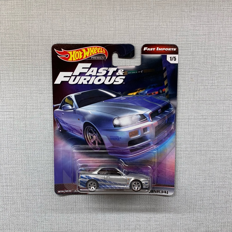 《現貨》Hotwheels Premium Fast &amp; Furious Nissan SKYLINE GT-R R34