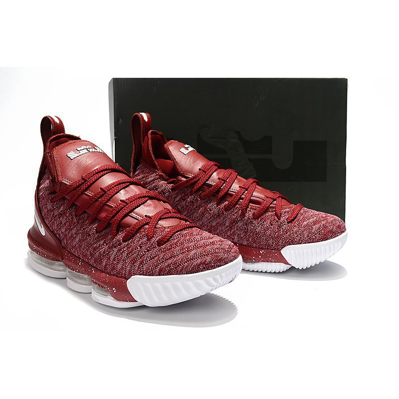 lebron 16 black red white