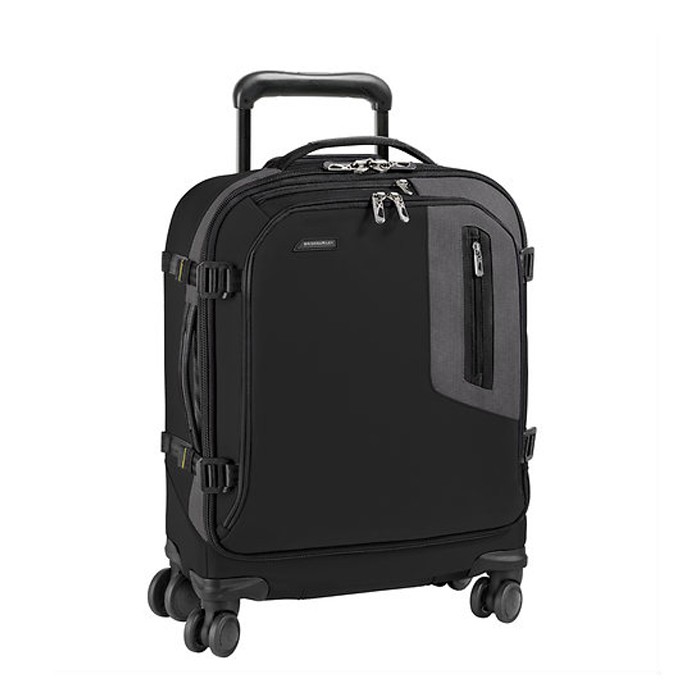 【終身保固 BRIGGS & RILEY BU221SPW-4 】BRX城市輕旅系列-寬版21吋行李箱(黑)