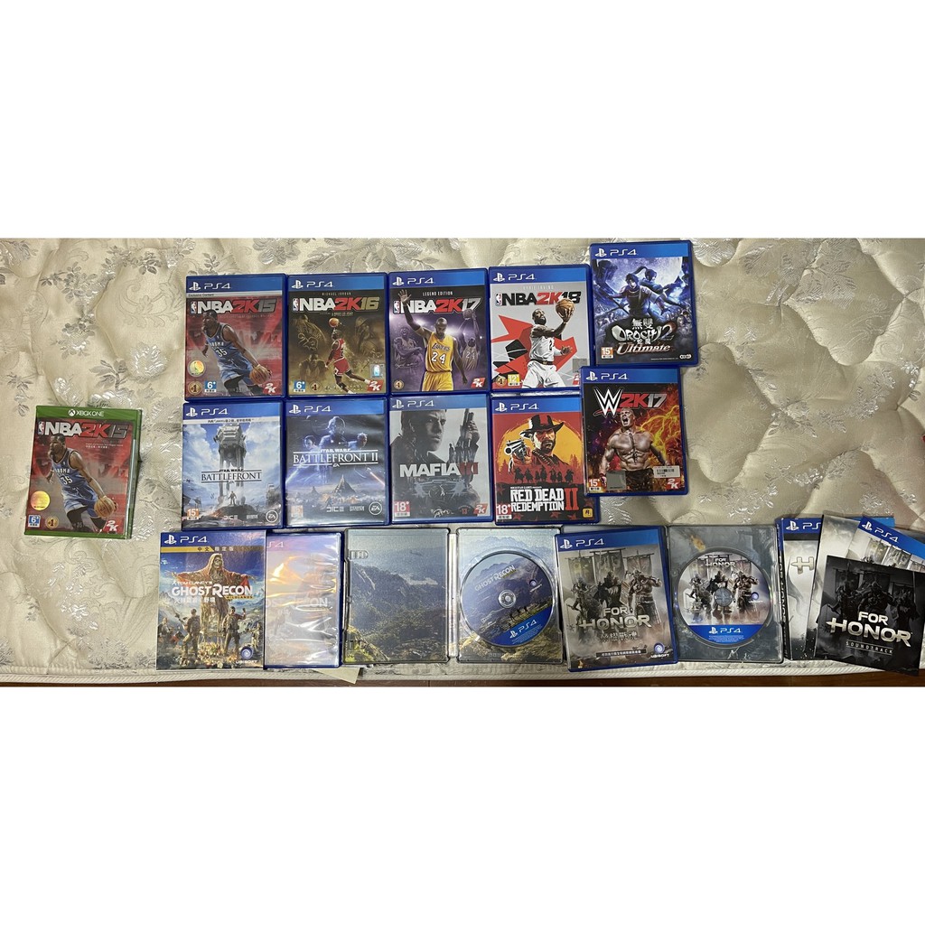 PS4 光碟片俠盜獵車手V GTA5 / NBA2K15 /Mafia 四海兄弟
