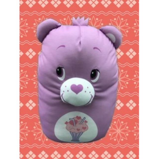 【日本景品】【現貨】Care Bear 彩虹熊 長型娃娃 紫色款