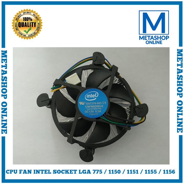 ORGINAL INTEL CPU K&uuml;hler E30206-001 SOCKET 775 SLIM PROFIL Mit 3-Pin-Anschluss