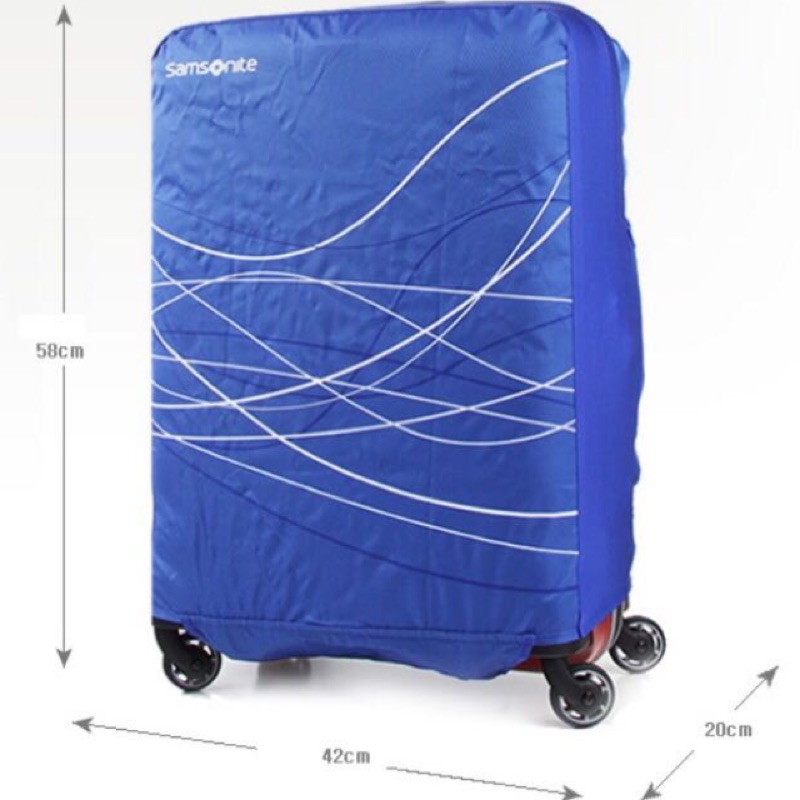 Samsonite新秀麗行李箱可摺疊托運保護套/防塵套（黑色M號）