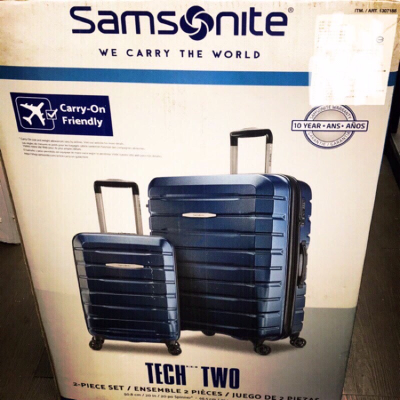 EZ賣場 Samsonite Luggage Set 硬殼行李箱 27"+20" 含輪尺寸為28"+21
