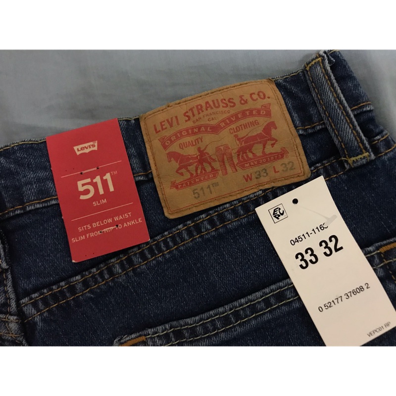 levis 511 33 x 32