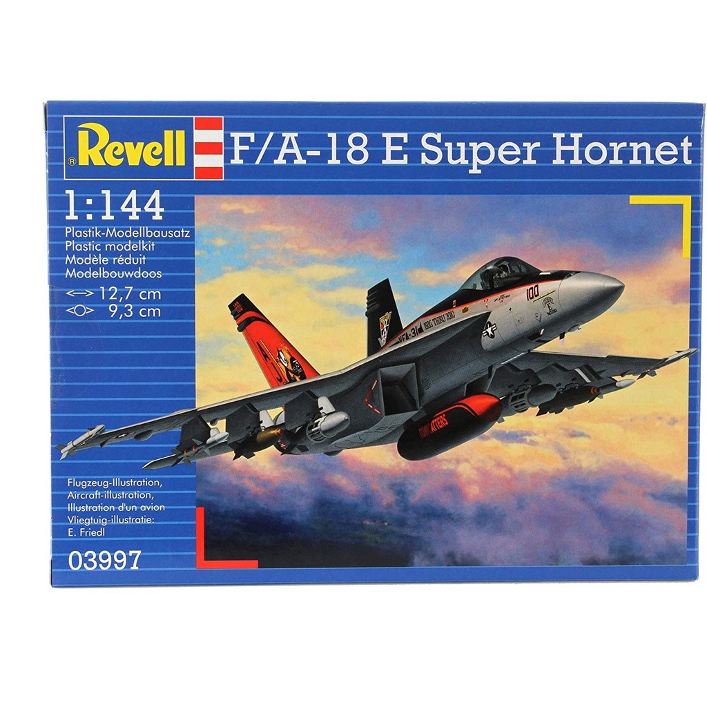【小短腿玩具世界】REVELL 03997 F/A-18E 超級大黃蜂 Super Hornet 1/144
