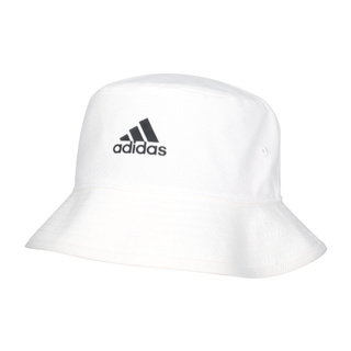 ADIDAS 漁夫帽(純棉 防曬 遮陽 運動 帽子 愛迪達「H36811」 白黑