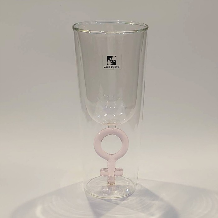 多國專利設計Jack Worth │【女生杯】雙層飲料杯《隨附精美禮袋》