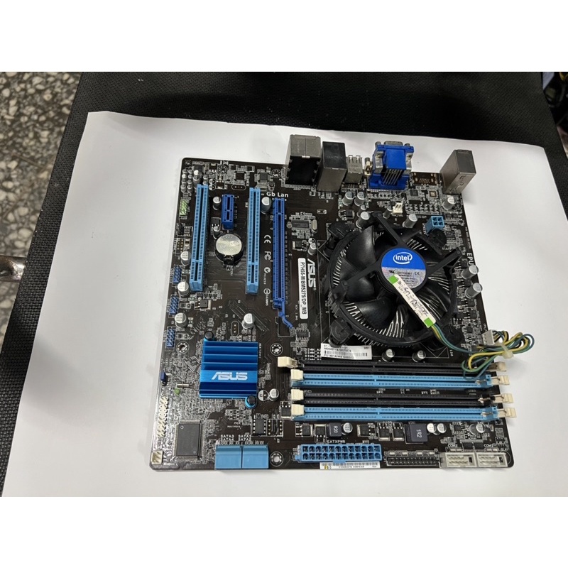 電腦雜貨店～華碩ASUS P7H55-M/BM5275/DP_MB  1156主機板 二手良品 $400