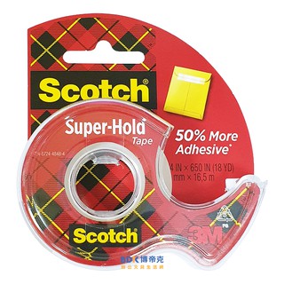3M 臺灣 Scotch 超黏透明膠帶(含膠臺) Cat.198