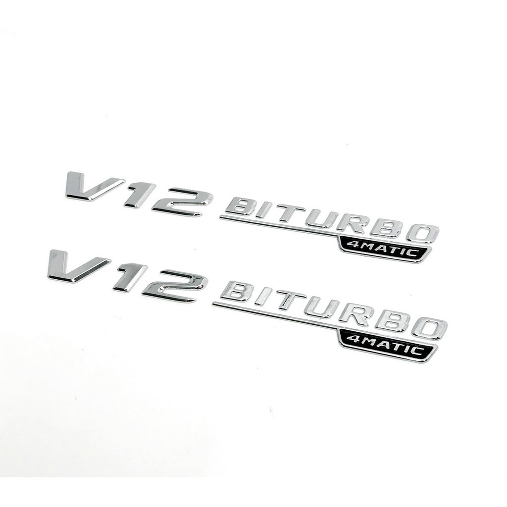 圓夢工廠 Benz 賓士 2018 19 2020 on V12 BITURBO 4MATIC 葉子板 側邊 字貼 字標