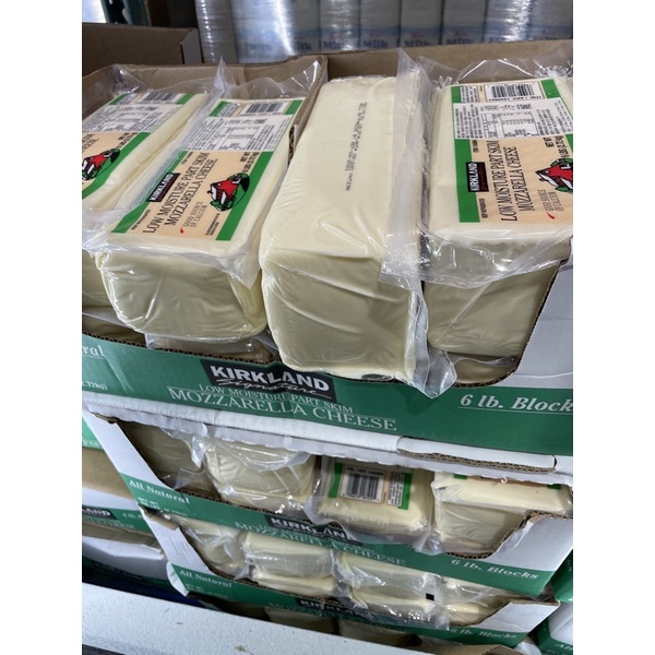 第二賣場好市多科克蘭 摩佐拉乾酪塊 2.72公斤（低溫配送）#1340884