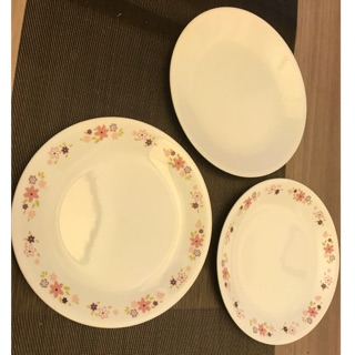 CORELLE 康寧 花漾派對8吋平盤 純白平盤