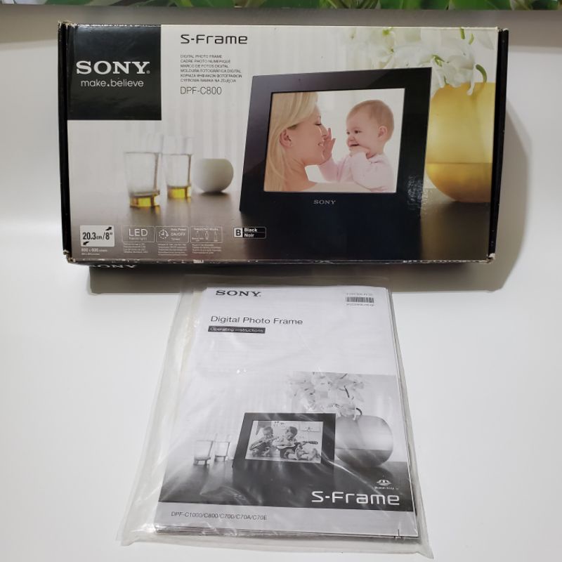 全新 索尼SONY DPF-C800  8英寸數位相框 電子相框 高清電子相冊 婚禮生日禮品