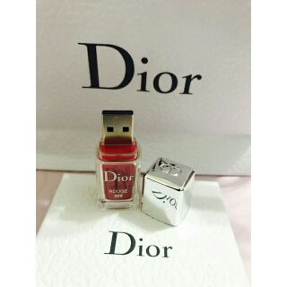 全新迪奧專櫃正品 Dior999指甲油精巧版 精品USB隨身碟2g