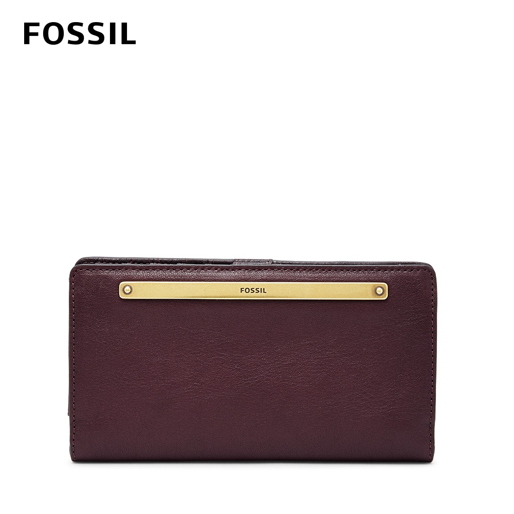 【FOSSIL】Liza 輕巧型真皮零錢袋長夾- SL7891503