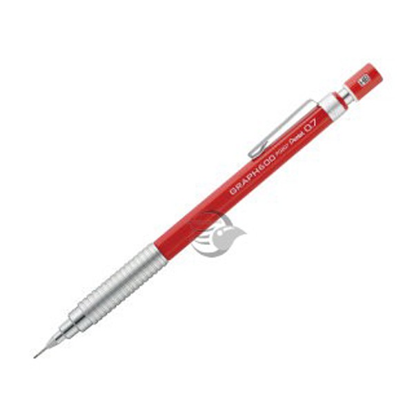 飛龍 PENTEL GRAPH600 PG607 0.7mm (紅) 自動鉛筆 製圖鉛筆【金玉堂文具】