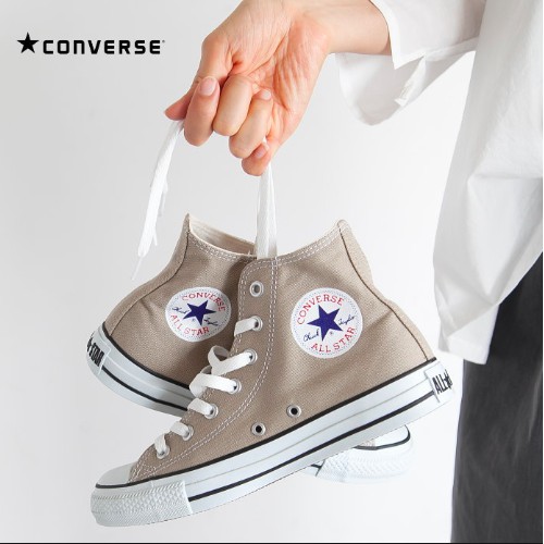 【老藤代購】日本帶回 Converse CANVAS ALL STAR COLORS HI 1CL128 奶茶 高筒