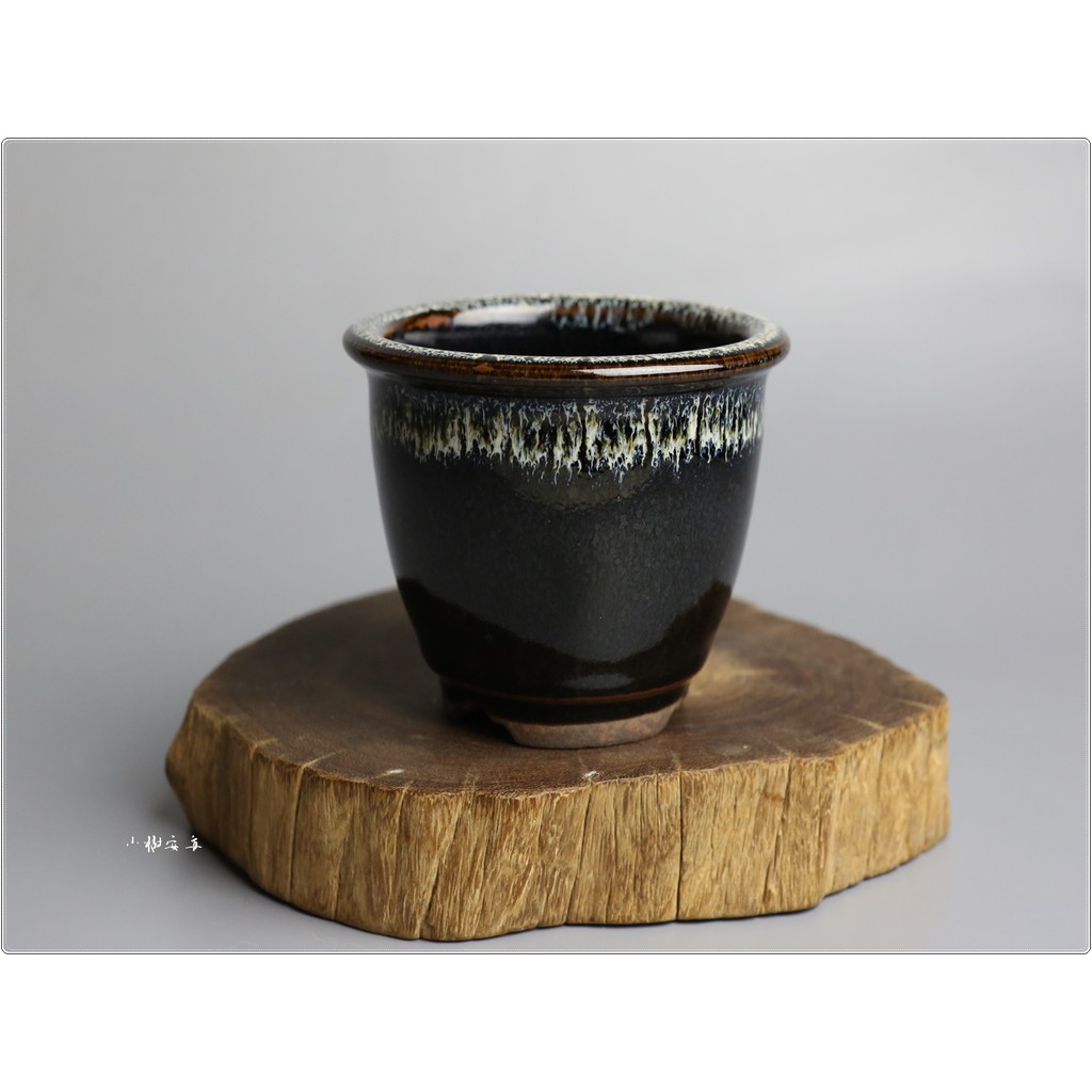 小樹安每 日本盆缽 小石原燒 海鼠釉丸小鉢9cm 蝦皮購物