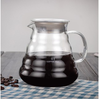 【icafe潮咖館】玻璃雲朵壺600ml 玻璃咖啡壺 咖啡玻璃壺