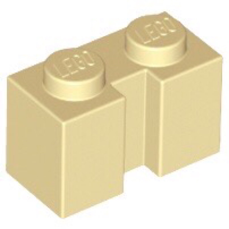 《安納金小站》 樂高 LEGO 沙色 米色 溝槽 基本磚 1X2 4216 6103001